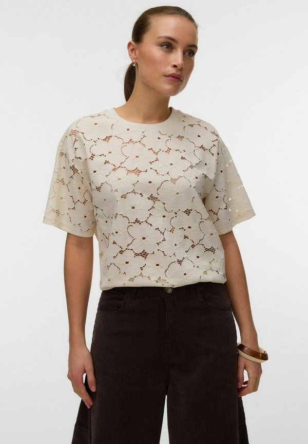 Vero Moda T-SHIRT VMVILLA TOP - Blouse - birch