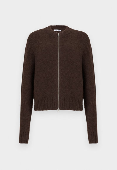 JEANINE ZIP CARDIGAN