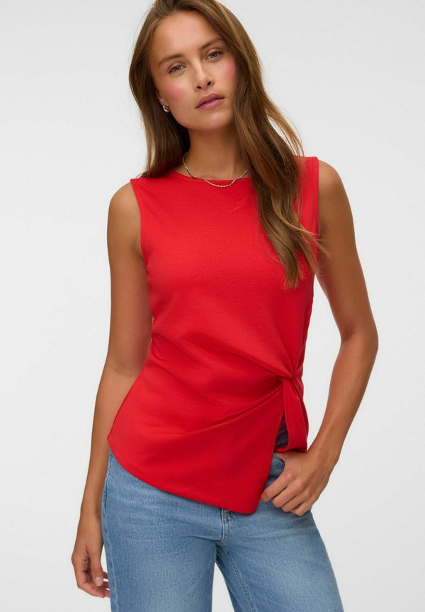 Vero Moda TOP VMSMILLA TOP - Top - high risk red
