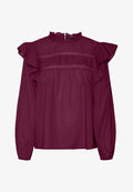 Vero Moda VMTRINE - Blouse - winetasting