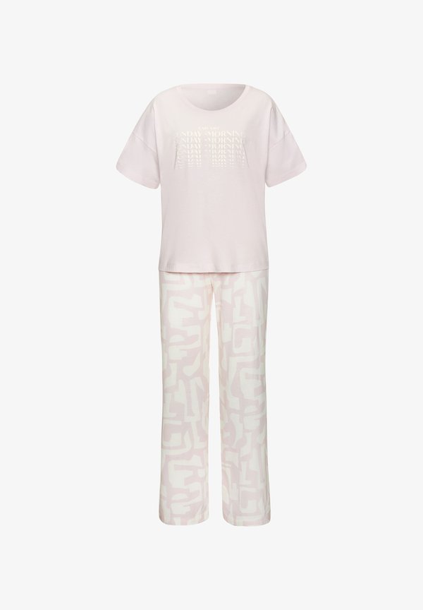 s.Oliver SET - Pyjamas - rosa weiß gemustert