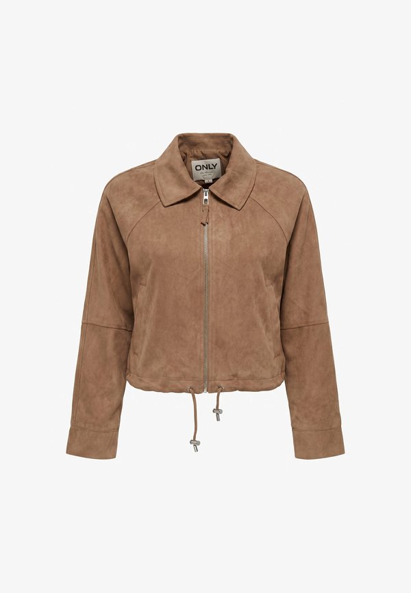 ONLY 15376829 . - Faux leather jacket - marron