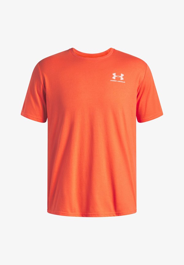 Under Armour LEFT CHEST LOGO - Sports T-shirt - orange