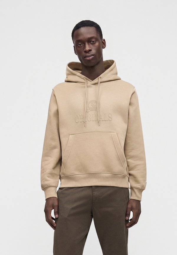 Jack & Jones JORFREDERIKSBERG MONOGRAM HOOD - Hoodie - feather gray