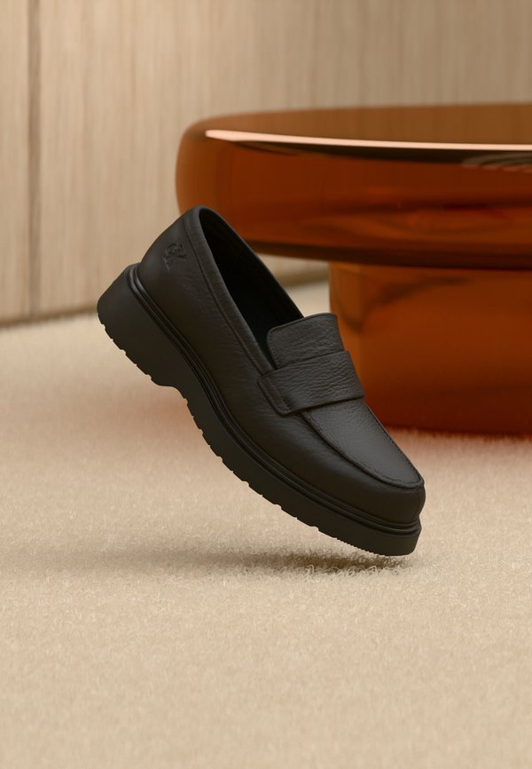 Calvin Klein COMBAT LOAFER - Slip-ons - triple black