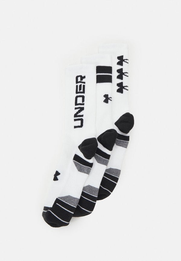 Under Armour PERFORMANCE TECH - Sports socks - white/black