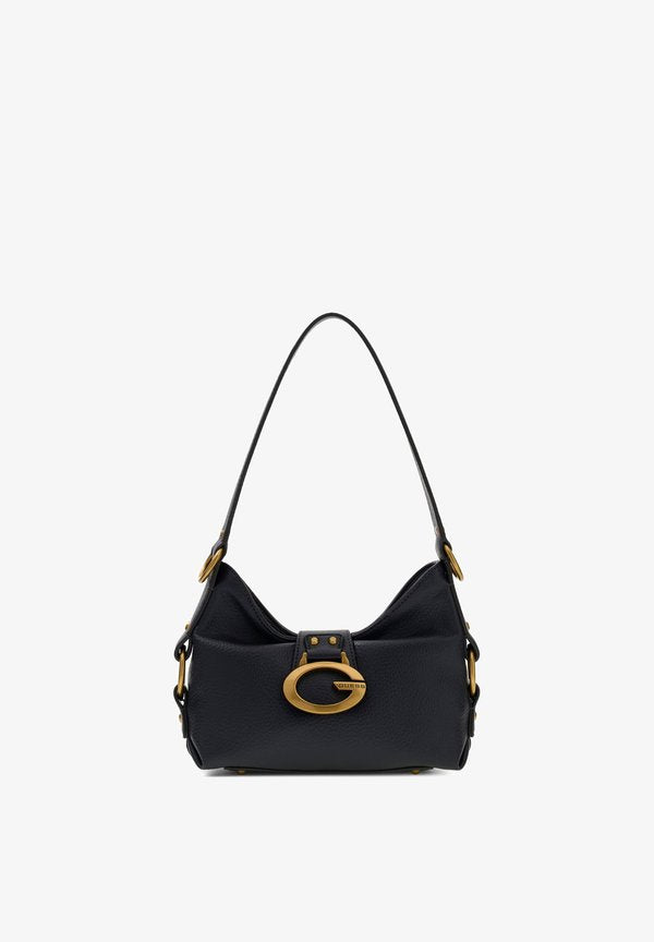 Guess CAMDEN MINI SHOULDER BAG - Handbag - dunkelblau
