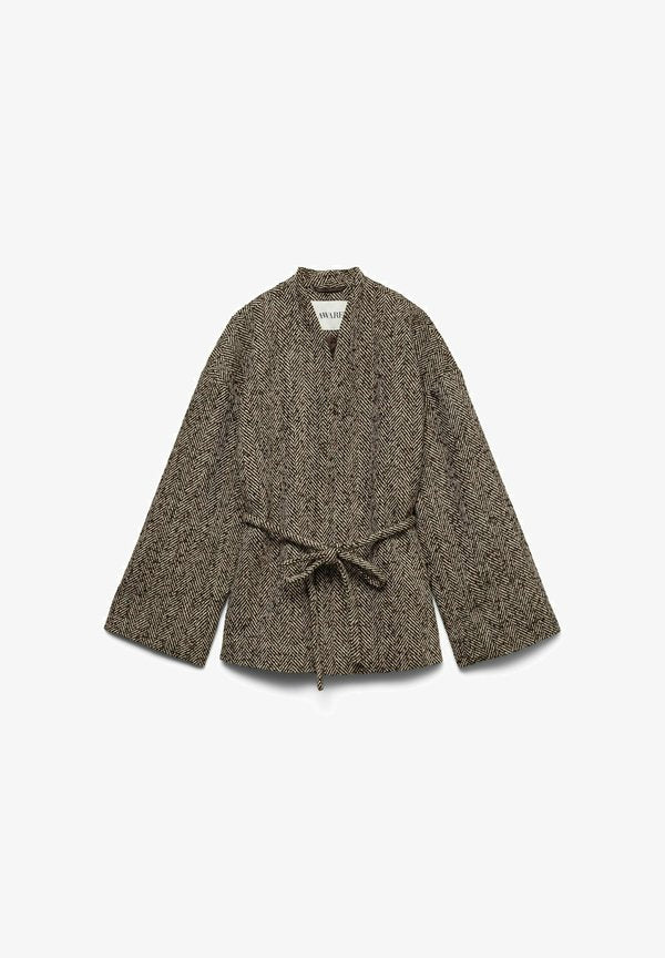 Vero Moda Transitional AWOPHELIA - Short coat - chocolate brown