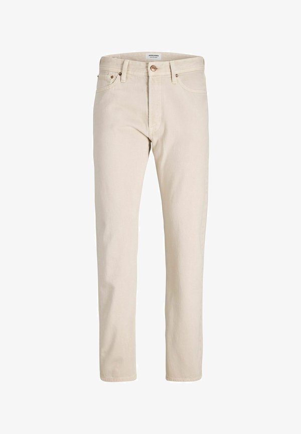 Jack & Jones RELAXED FIT JEANS JJICHRIS JJORIGINAL HA 982 RELAXED FIT JEANS - Straight leg jeans - ecru