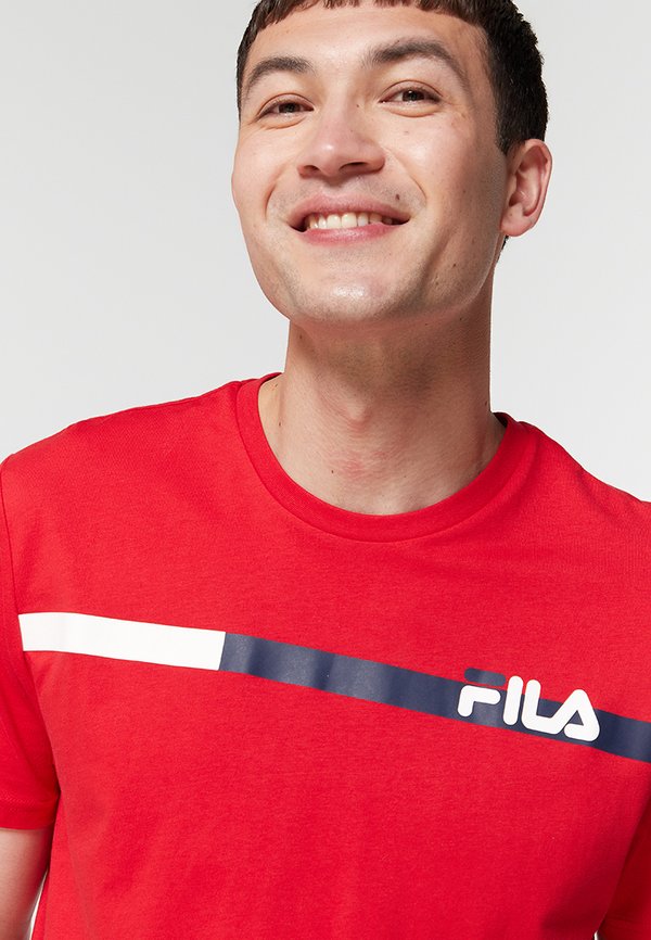 Fila SIDNEY TEE WITH BLOCK STRIPES