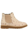 Gioseppo GIOSEPPO BOTINES ROSA TIPO CHELSEA DE PIEL CON PRINT DE FLORES PARA NIÑA Y NIÑO ELVENES ELVENES
