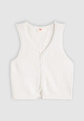 Levi's® HELEN MINI BOUCLE - Waistcoat - tofu