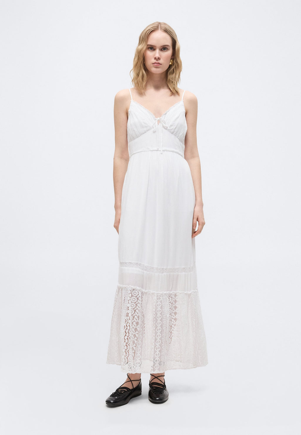 Hollister Co. BARE INSET MAXI DRESS