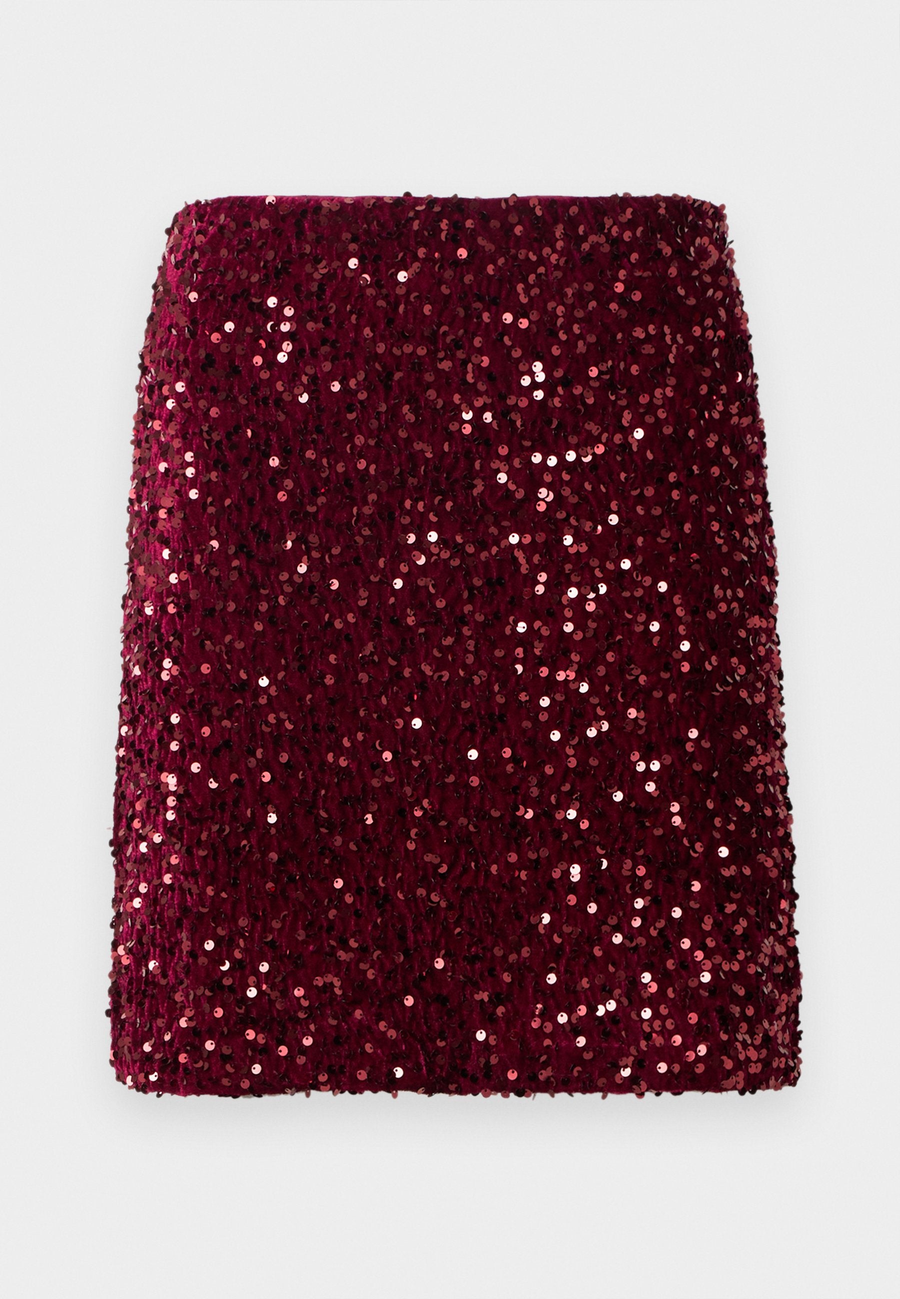 VILA VIBELIEVE SHORT SEQUINS SKIRT