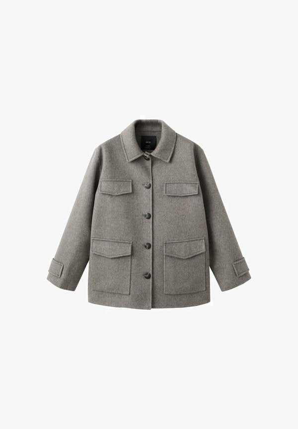 Mango Classic coat - brown