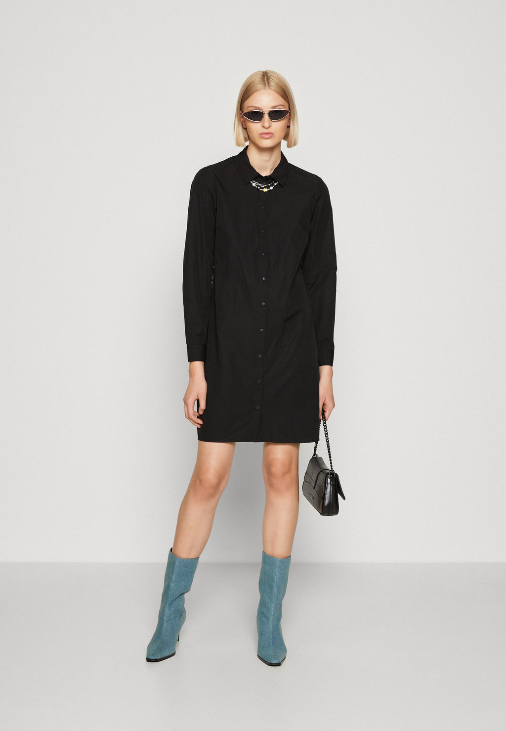 Pieces PCNIKA SHIRT TIE DRESS