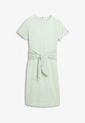 Tommy Hilfiger TEXTURED KNOT MIDI - Jersey dress - gentle jade
