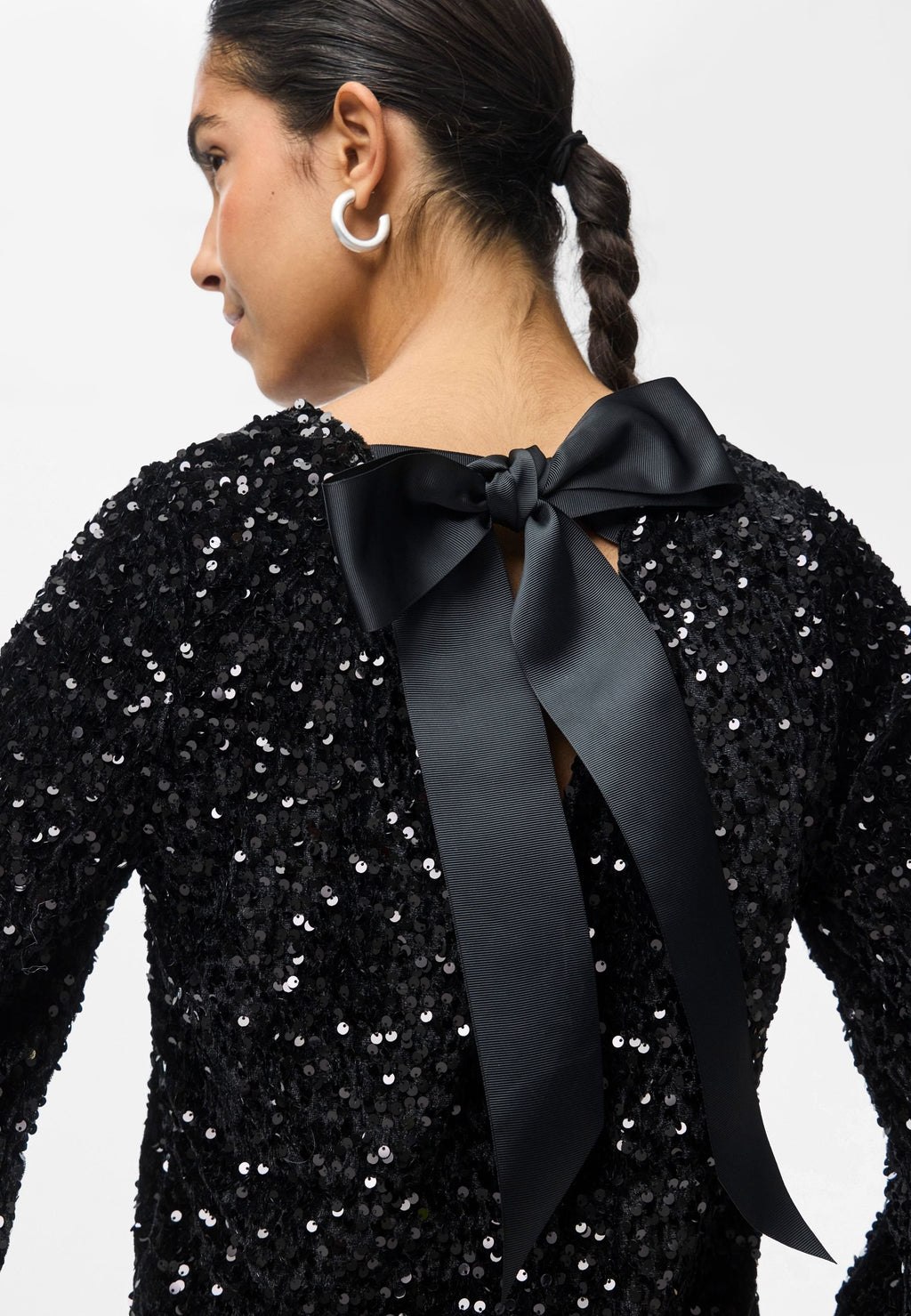 Pieces Long sleeved PCKAM SEQUINS BOW