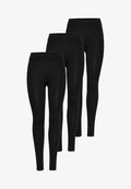 ONLY 3 PACK  - Leggings - Trousers - schwarz (black)