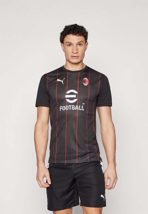 Puma AC MILAN PREMATCH - Club wear - black/for all time red