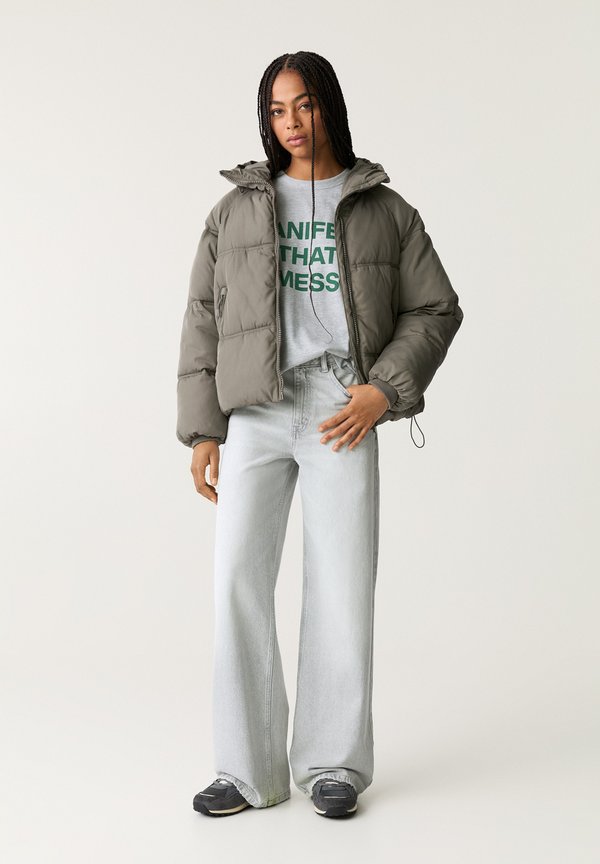 PULL&BEAR HOODED PUFFER