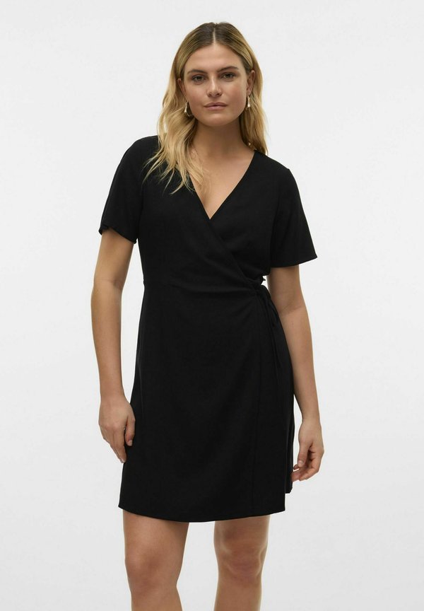 Vero Moda VMMYMILO Short - Day dress - black