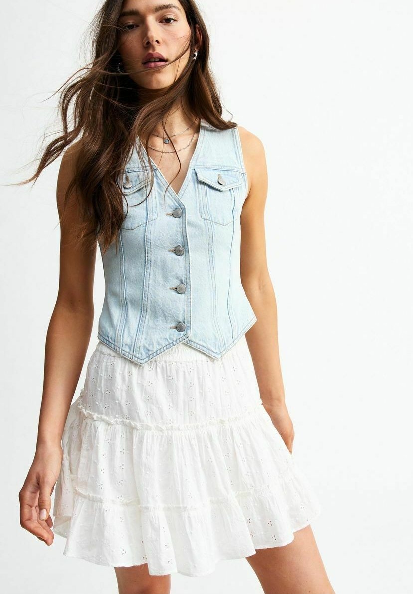 New Look BRODERIE ANGLAISE TIERED MINI