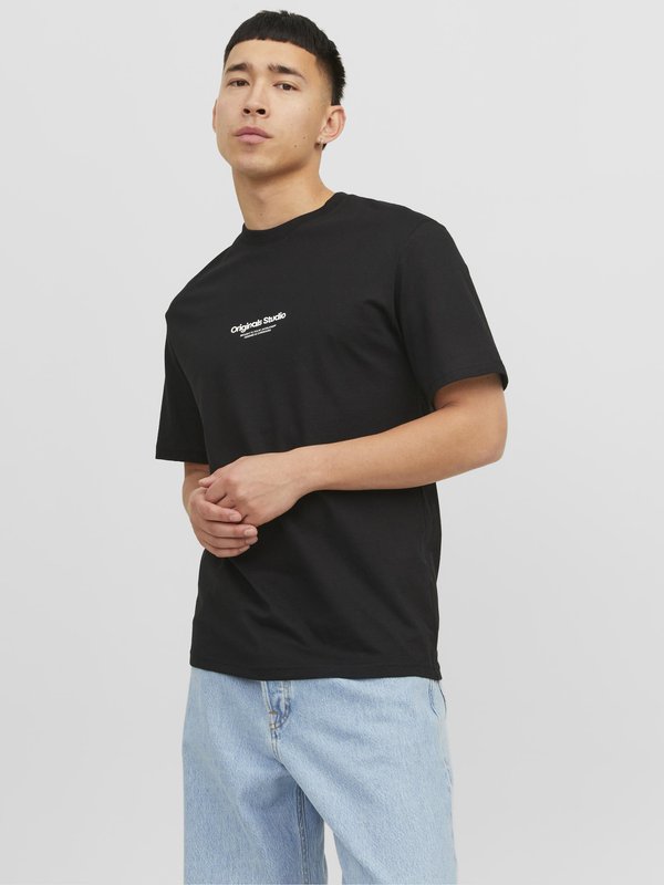 Jack & Jones Printed - Print T-shirt - black