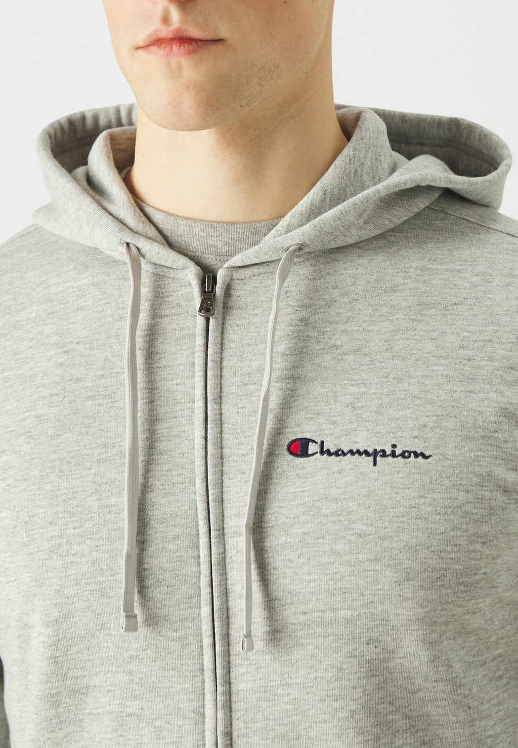 Champion ICONS HOODED FULL ZIP SMALL LOGO