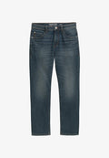 TOM TAILOR Straight leg jeans - mid stone blue grey denim
