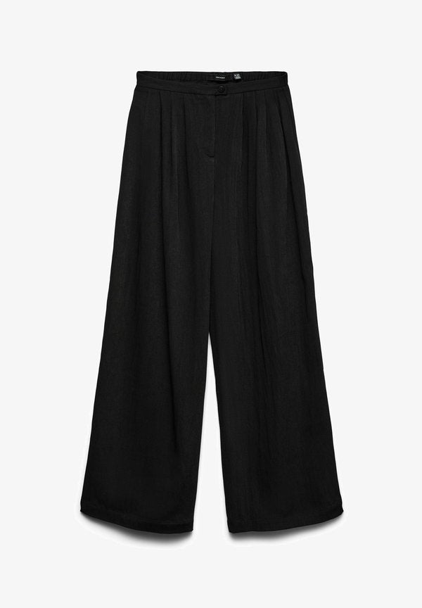 Vero Moda TAILORED TROUSERS VMLIEVE TAILORED TROUSERS - Trousers - black