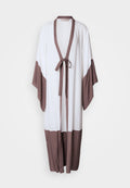 ADRIANA DEGREAS GEOMETRIC LONG ROBE