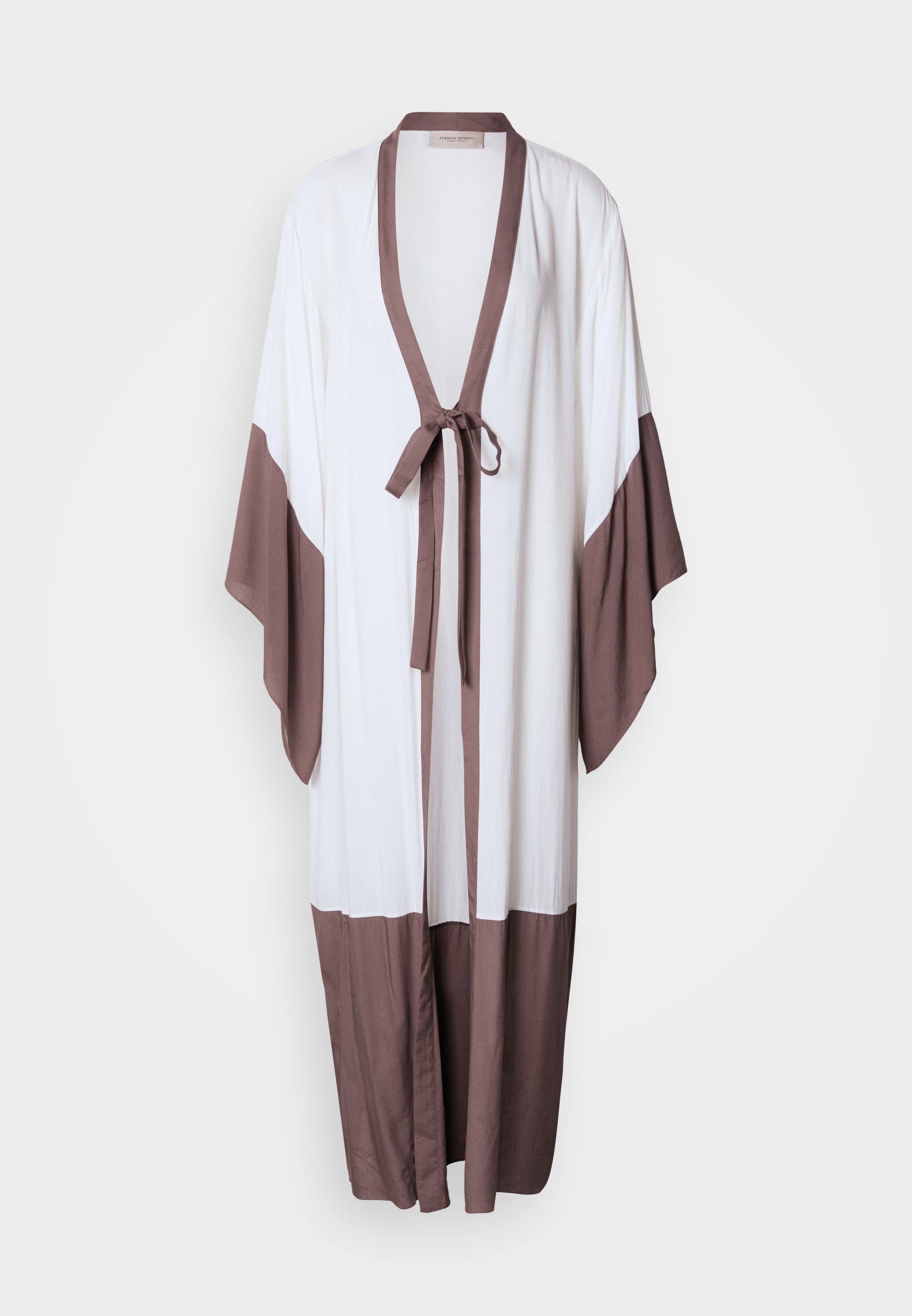 ADRIANA DEGREAS GEOMETRIC LONG ROBE