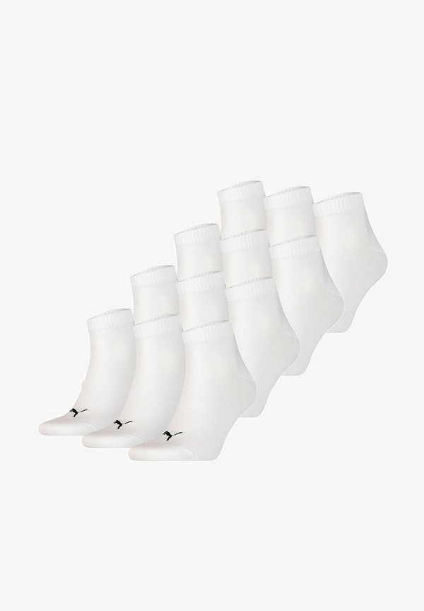 Puma QUARTER SPORT FREIZEIT 12 PAAR - Socks - weiß