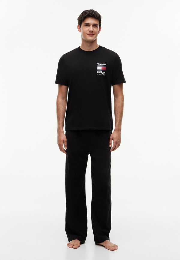 Tommy Hilfiger 2 PACK TEE - Pyjama top - black