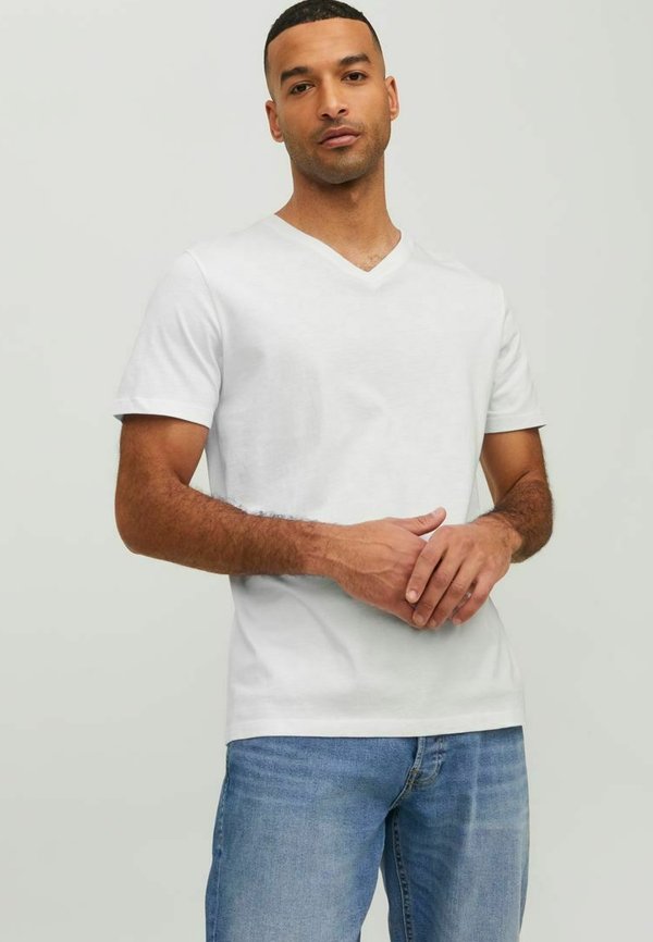 Jack & Jones Plain - Basic T-shirt - white