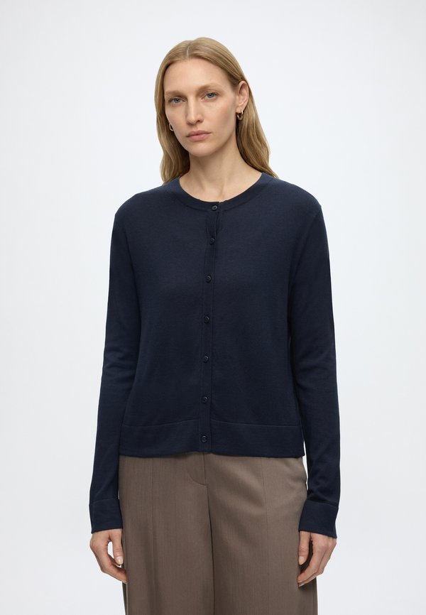 TOM TAILOR SILK BLEND CARDIGAN - Cardigan - sky captain blue