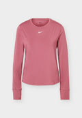Nike Performance ONE CLASSIC - Long sleeved top - pink smoke/white