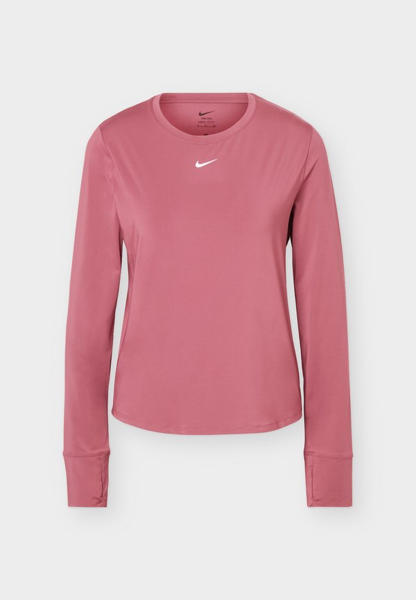 Nike Performance ONE CLASSIC - Long sleeved top - pink smoke/white