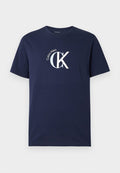 Calvin Klein Jeans GRAPHIC - Print T-shirt - maritime blue