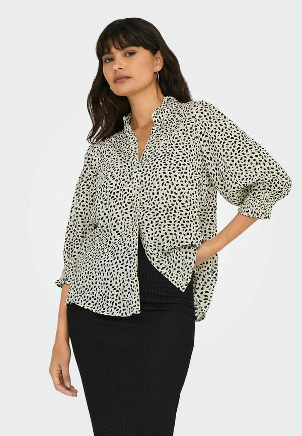 ONLY ONLY - Button-down blouse - cloud dancer