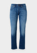 Jack & Jones Tapered fit JJIMIKE JJFOX I.K. GE 424 NOOS - Straight leg jeans - blue denim