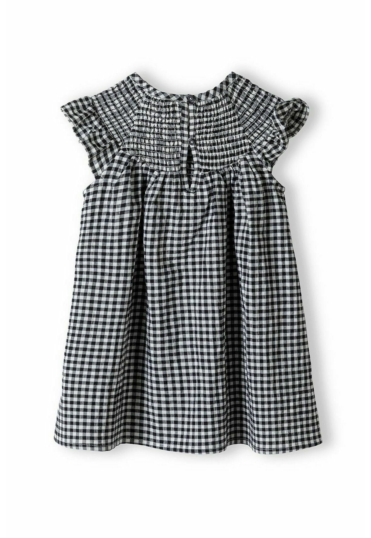 MINOTI FRILLED SLEEVES GINGHAM