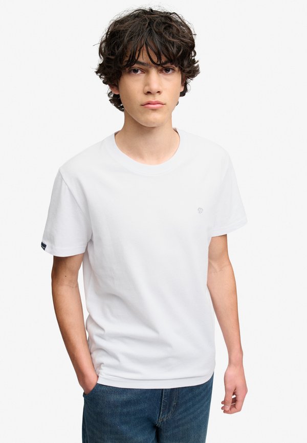 Superdry & Co SUPERDRY ESSENTIAL SD&CO LOGO EMBROIDERED T-SHIRT.. - Basic T-shirt - optic cold grey