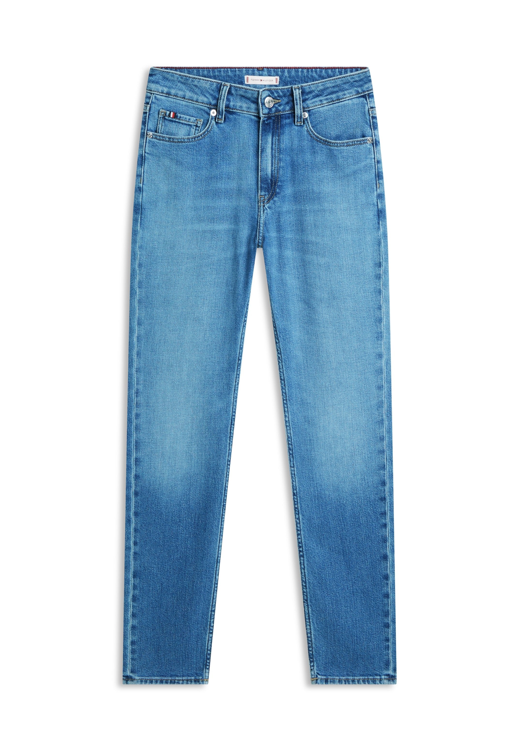 FADED MID RISE SLIM JEANS Media 1