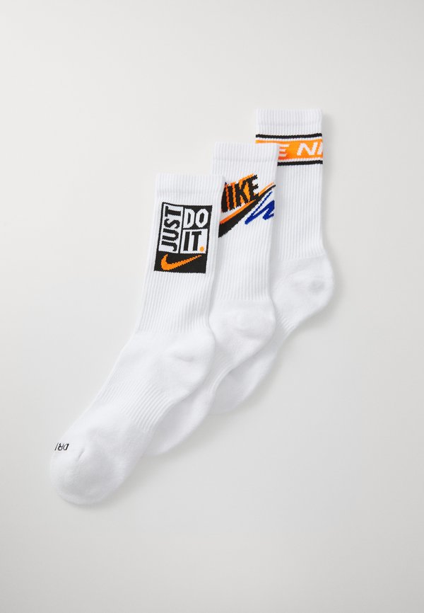 Nike Performance CREW UNISEX 3 PACK - Sports socks - white/black/sport royal