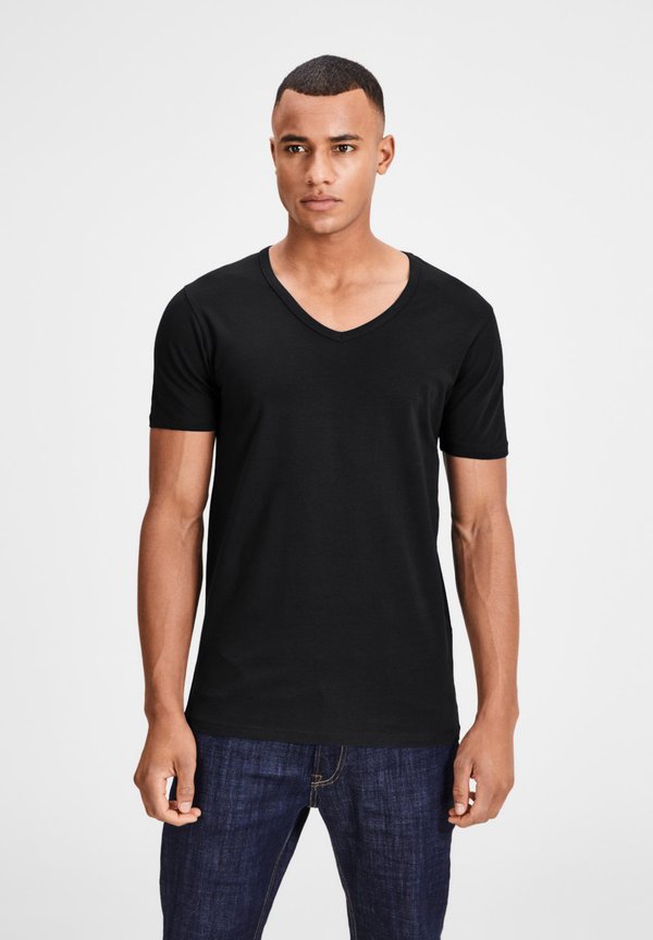 Jack & Jones Basic T-shirt - weiß/blau/schwarz