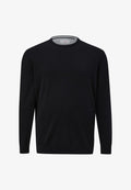 s.Oliver STRICKPULLOVER MIT LOGO-STICKEREI - Jumper - schwarz