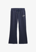 Superdry & Co SUPERDRY ATHLETIC EMBROIDERED FLARE JOGGERS.. - Tracksuit bottoms - mariner navy