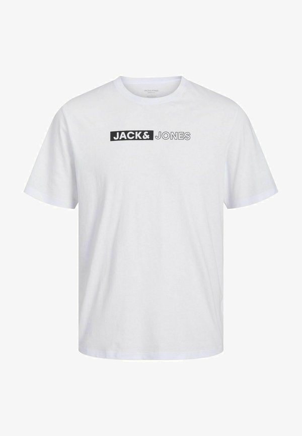Jack & Jones Plus Size Logo - Print T-shirt - white